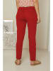 Rodier Lin Linnen broek rood