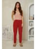 Rodier Lin Linnen broek rood