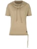 super.natural Hoodie "Justshort" in Beige