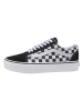 Vans Leder-Sneakers "Old Skool Platform" in Schwarz/ Weiß