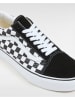 Vans Leder-Sneakers "Old Skool Platform" in Schwarz/ Weiß
