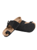 Ballerin's Leren teenslippers "Afrodisias" zwart