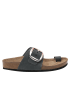 Ballerin's Leren teenslippers "Afrodisias" blauw