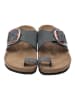 Ballerin's Leren teenslippers "Afrodisias" blauw