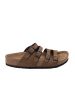 Ballerin's Leren slippers "Aizonai" lichtbruin