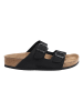 Ballerin's Leren slippers "Alanya" zwart