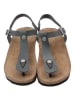 Ballerin's Leren teenslippers "Amorium" blauw