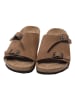 Ballerin's Leren slippers "Anavarza" lichtbruin