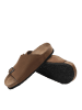 Ballerin's Leren slippers "Anavarza" lichtbruin