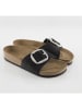 Ballerin's Leren slippers "Herakleia" zwart