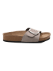 Ballerin's Leren slippers "Herakleia" lichtgrijs