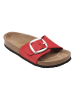 Ballerin's Leren slippers "Herakleia" rood