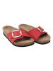 Ballerin's Leren slippers "Herakleia" rood