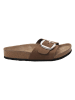 Ballerin's Leren slippers "Herakleia" lichtbruin