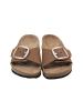 Ballerin's Leren slippers "Herakleia" lichtbruin