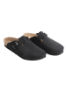 Ballerin's Leren clogs "Iotape" zwart