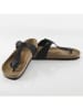 Ballerin's Leren teenslippers "Istanbul" zwart
