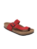 Ballerin's Leder-Zehentrenner "Ksantos" in Rot