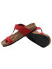 Ballerin's Leder-Zehentrenner "Ksantos" in Rot