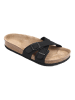 Ballerin's Leren slippers "Magnesia" zwart