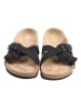 Ballerin's Leren slippers "Magnesia" zwart