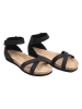 Ballerin's Leren sandalen "Milet" zwart