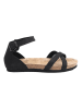 Ballerin's Leren sandalen "Milet" zwart