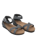 Ballerin's Leder-Sandalen "Milet" in Blau
