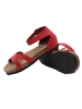 Ballerin's Leren sandalen "Milet" rood
