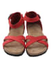 Ballerin's Leren sandalen "Milet" rood
