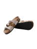 Ballerin's Leren slippers "Pisidia" lichtgrijs