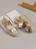 Sixth Sens Keilsandaletten in Gold
