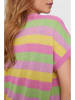 NÜMPH Sweter "Ariel" w kolorze różowo-żółto-zielonym