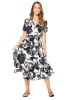 Aller Simplement Kleid in Schwarz/ Weiß