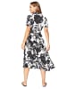 Aller Simplement Kleid in Schwarz/ Weiß