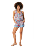 Aller Simplement Jumpsuit lichtblauw/rood