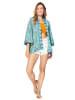 Aller Simplement Kimono in Türkis