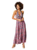 Aller Simplement Kleid in Pink/ Blau