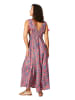 Aller Simplement Kleid in Pink/ Türkis