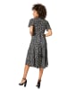 Aller Simplement Kleid in Schwarz/ Weiß