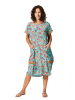 Aller Simplement Jurk turquoise/rood