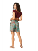Aller Simplement Short turquoise/rood