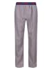 LEE Underwear Pyjama-Hose "Hudson" in Blau/ Grau