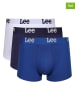 LEE Underwear 3er-Set: Boxershorts "Gannon" in Dunkelblau/ Blau/ Weiß
