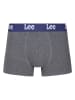 LEE Underwear 3er-Set: Boxershorts "Redpath" in Dunkelblau/ Grau
