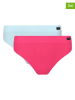 LEE Underwear Figi (2 pary) "Allia" w kolorze różowym i błękitnym