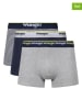 Wrangler Bokserki (3 pary) "Sand" w kolorze granatowym i szarym