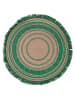 Villa d´Este 6-delige set: placemats groen/beige - Ø 38 cm