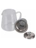 Villa d´Este Teekanne in Transparent/ Silber - 550 ml