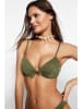 trendyol Biustonosz bikini w kolorze zielonym